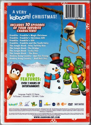 A Very KABOOM Merry CHRISTMAS on DVD The JUNGLE BOOK Franklin