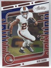 2024 Panini Absolute Nick Chubb Red Blue #23