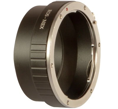 MPIXO EOS-NEX Halterung Adapter Ring für Canon EOS EF/EF-S Objektiv auf Sony NEX E Halterung Kamera