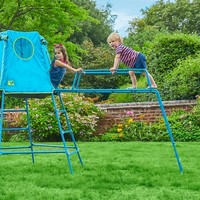 Kids TP Jungle Run Bridge Ramp for Climbing and Swinging With Adjustable Height