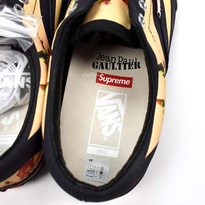 Supreme Jean Paul Gaultier JPG Vans Era Pro Men's Floral Sneakers
