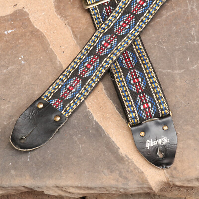 Vintage Gibson woven guitar strap | eBay