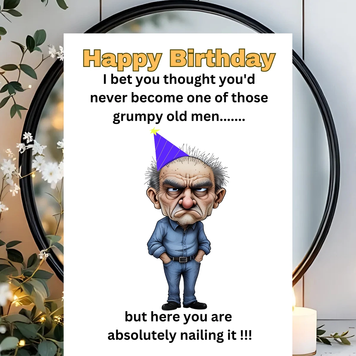 Happy Father's Day Card, Funny Fathers Day Card, First Fathers Day Card