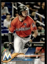 2018 Topps Series 2 JT Riddle Miami Marlins #651  3 Card Lot