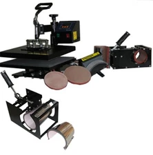 15 x 12 Multifunction 8 in 1 Heat Press T-Shirt Plate Cap Mug Latte Sublimation