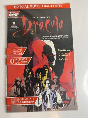 Dracula topps カード　1〜100 フルコンプ　Vintage 映画 Vintage Bram Stokers DRACULA #1 - Topps - Movie Adaptation SEALED