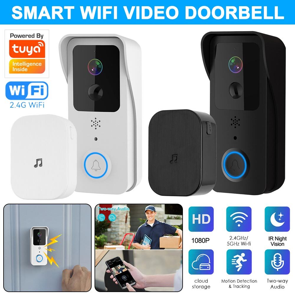 Ring Video Doorbell Phone Camera 5G WIFI Wireless Bell Ring Intercom Security US
