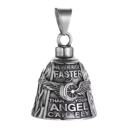 Motorcycle Bells for Biker Good Luck Guardian Riding Bells Luck Bell New* - Picture 2 of 2