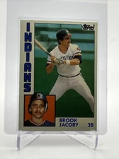 1984 Topps Traded Brook Jacoby Baseball Card #55T NM-MT FREE SHIPPING