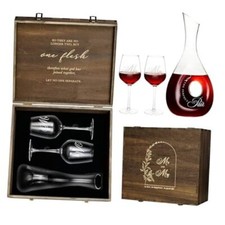 Mr and Mrs Gifts Wedding Gifts Romantic Anniversary Engagement Gifts for Wood