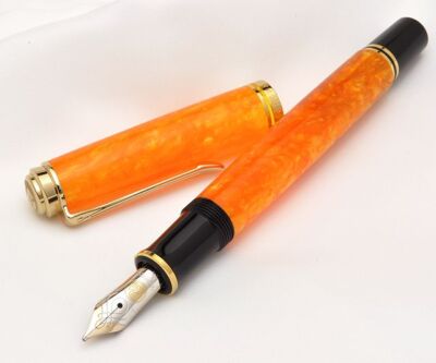 PELIKAN Füllfederhalter Souverän M600 Special Edition Vibrant Orange 14K
