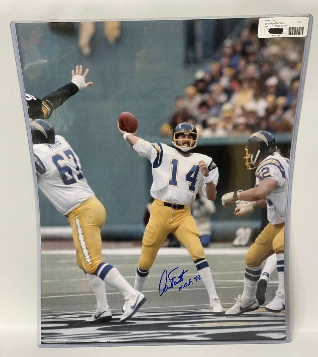 Dan Fouts San Diego Chargers White Jersey HOF 93 16