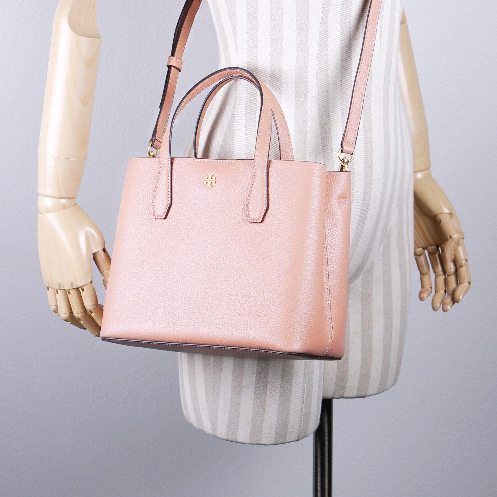 Tory Burch Blake Small Tote Cortado Pink Moon