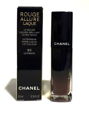 Chanel Rouge ALLURE LAQUE ULTRAWEAR SHINE LIQUID LIP COLOUR 63 ULTIMATE NIB