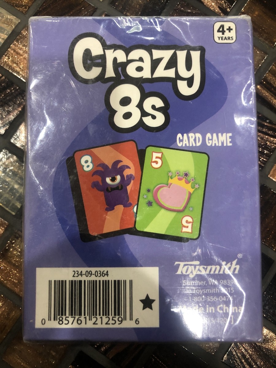 Crazy 8S Card Game By Toysmith | eBay