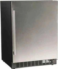 A124R-O 24 Inch Compact Refrigerator Panel Ready, Field Reversible Door