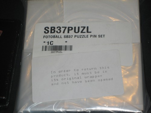 SUPER BOWL XXXVII SAN DIEGO COMMEMORATIVE PUZZLE PIN SET LIMITED EDITION /2003 - Picture 4 of 5