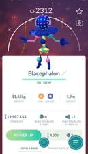 Pokemon Shiny Blacephalon - TRA'DE 1 mill Dust GO - Read Description