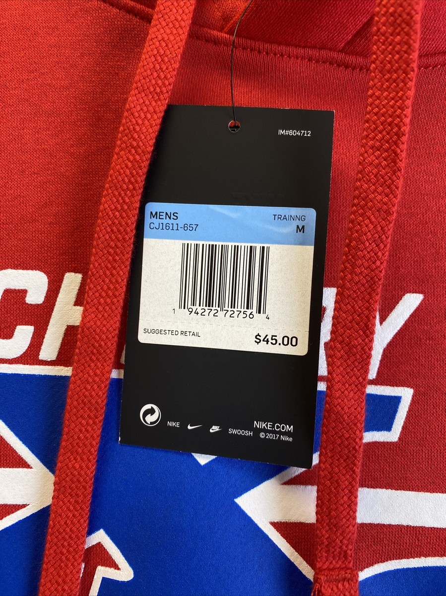 バイイー Nike sweatshirt Cherry Creek XC Swoosh Hoodie Size M red NWT/36-52