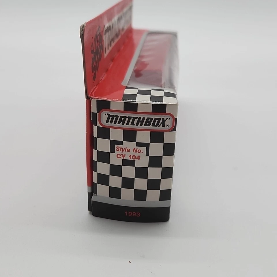 Matchbox White Rose #87 JOE NEMECHEK DENTYNE 1993 CY104 Super Star Transporter  - Image 4 of 4