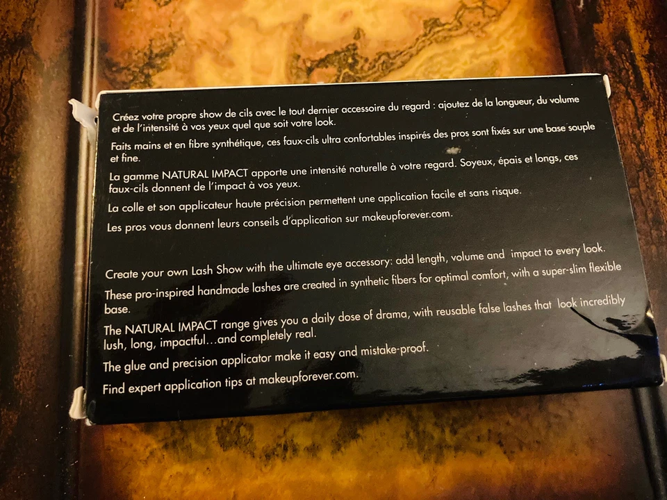 Make Up Forever Lash Show Natural Impact Pro Paris N-102 Length Volume Halloween - Image 2 of 4