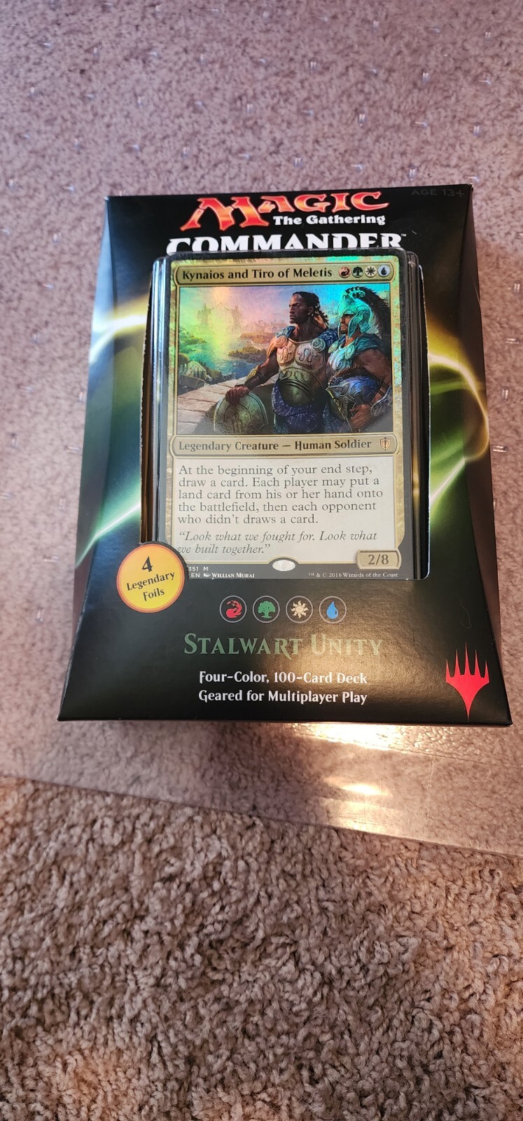 Commander 2016 Deck Stalwart Unity (ENGLISH) FACTORY SEALED NEW MAGIC