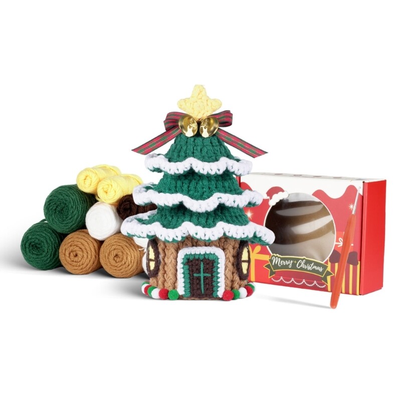 Crochet Set for Beginner Christmas Crochet Kits to Make Animal Crochet