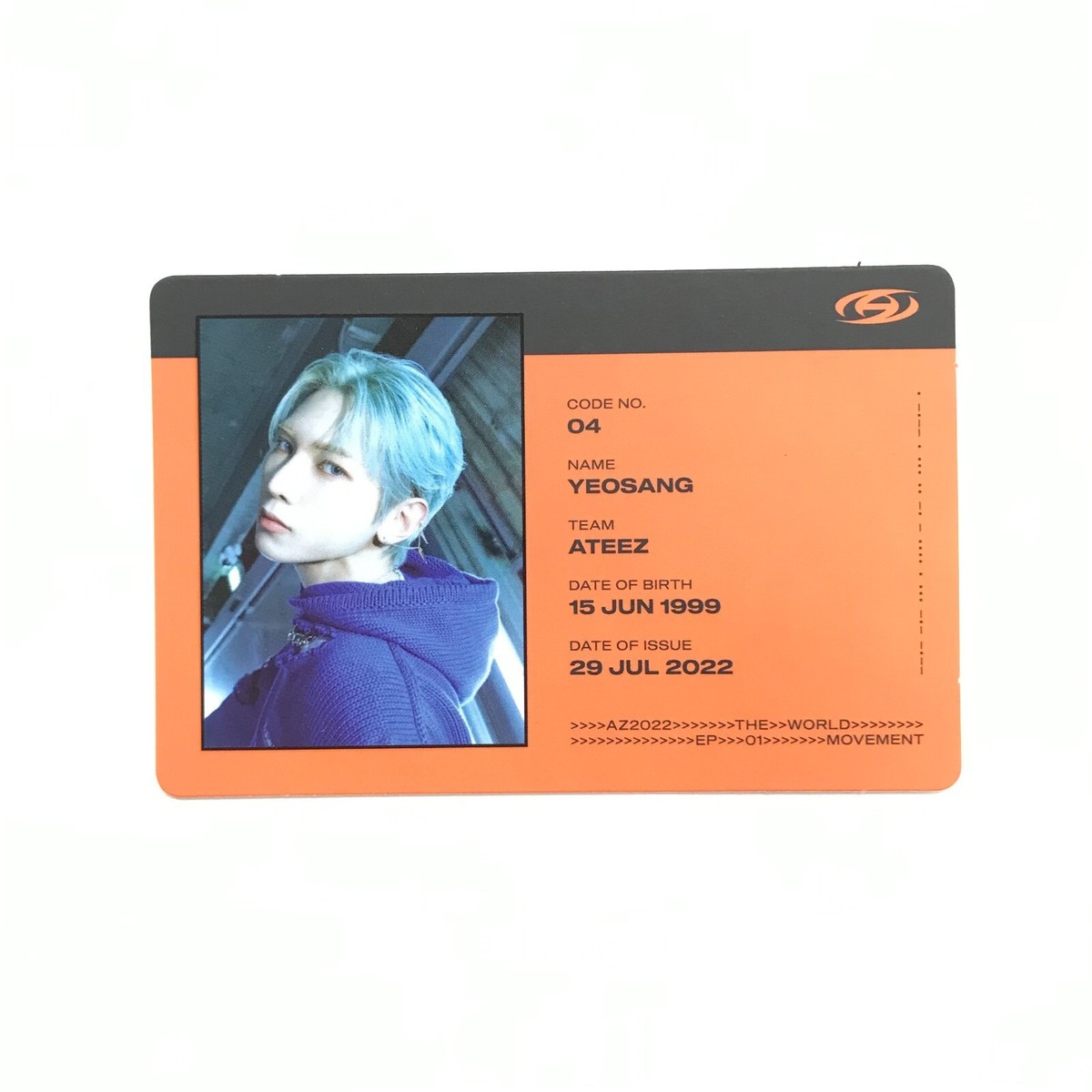 ATEEZ - ATEEZ ソンファ シーグリ 2021 社員証 IDカード　日本版 ATEEZ - ATEEZ ソンファ シーグリ 2021 社員証 IDカード 日本版