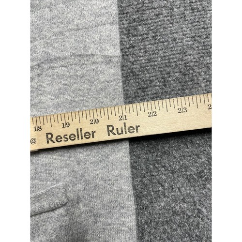 State Cashmere Women's Gray Sweater Cardigan Long Sleeve Casual Size Medium - Picture 12 of 17