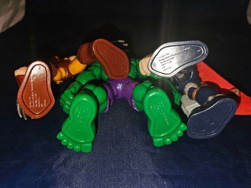 Hasbro 2012 Marvel Subs Wolverine Hulk Thor 5”Marvel Set Lot Disney X-Men action - Picture 10 of 11