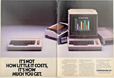 Commodore 64 Computer Vintage 1984 Magazine Ad
