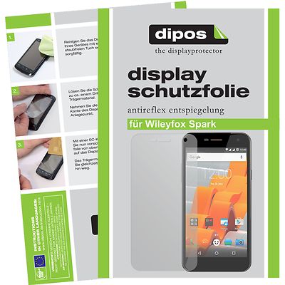 6x Schutzfolie für Wileyfox Spark matt Displayschutzfolie Folie Displayfolie