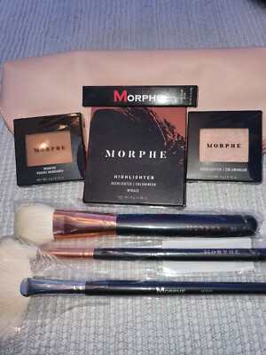 Morphe Highlighter Bronzer und Pinsel Set Made Up Set