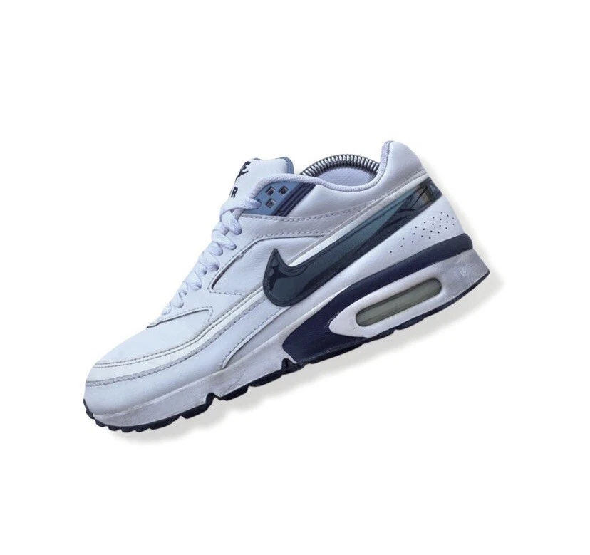 vertalen Franje maat Nike Air Max Classic BW Leather White/Navy/BlueGS 2004 | eBay