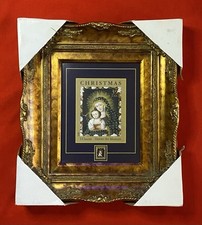 Denver Art Museum USPS 39¢ Timbro di Natale Madonna con cornice dorata oro 16"x14"