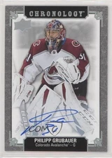 2019-20 Upper Deck Chronology Franchise History Philipp Grubauer #FH-CO-PG Auto