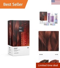| Safe Permanent Hair Color Kit - Intense Auburn, 100% Gray Coverage