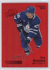 2022-23 Skybox Metal Universe Rookies PMG Red 88/90 Nicholas Abruzzese #182 3hd