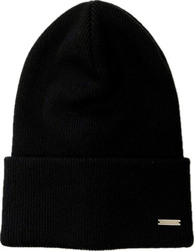 DSQUARED2 Black Wool Beanie Hat Made in Italy Unisex Designer Winter Cap