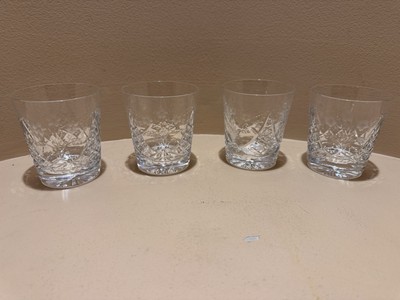 Rogaska Crystal JASMINE Double Old Fashions Set of 4