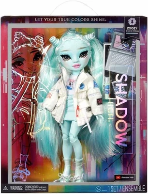 MGA ENTERTAINMENT Rainbow High Shadow High Zooey Electra Fashion Doll + Outfit & 10+ Accessories