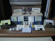 Commodore Amiga (50) Disk Lot D - 3.5" DS/DD - Workbench / Magazine / Utility