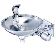 Pioneer Faucets 0366-N2HX8WB Central Brass Push Button Bubbler - Chrome