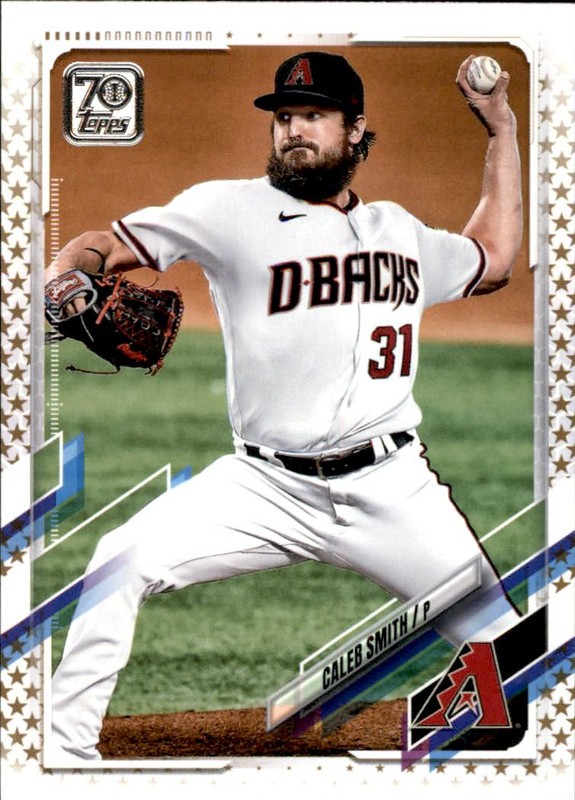 2021 Topps Gold Star #141 Caleb Smith Arizona Diamondbacks
