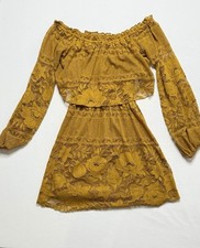 Show Me Your MuMu Off-Shoulder Lond Sleeve Lace Dress Size XS