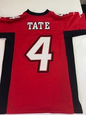 Reebok stitched Calgary Stampeders Football Jersey CFL #4 Drew Tate L RED HOME
