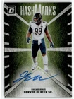 2024 Donruss Optic Hash Marks Autograph Gervon Dexter Sr. #47 Auto Chicago Bears