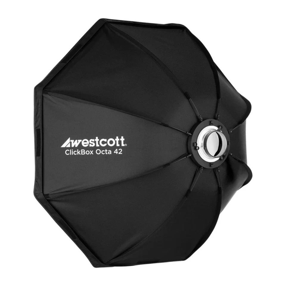 Westcott ClickBox Octa 42 Softbox - Difusor extraíble, interior plateado Foto 4 de 4