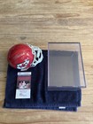 Jan Stenerud HOF 91 Signed Authentic KC Chiefs Mini Helmet JSA COA & Case — photo 6