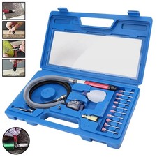 Micro Air Die Grinder Mini Pencil Polishing Rotary Cutting Tool+Grinding Bits UK